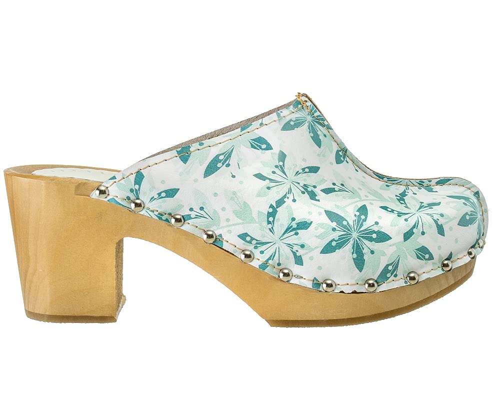 ESTRO Sabots Femme en Cuir Chaussures Hôpital Mules Femmes Sabots Orthopédiques CDL03