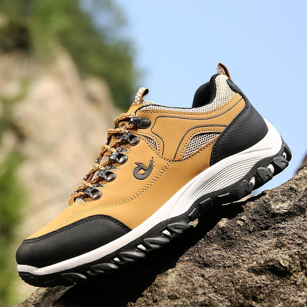 Chaussure Marche Homme Mens Shoes Chaussures De Sport Running Ete Basket Trail sans Lacets Moto Montante Baskets Hallux Valgus Legere en Cuir Masculin Randonnee Orthopédiques Randonnée