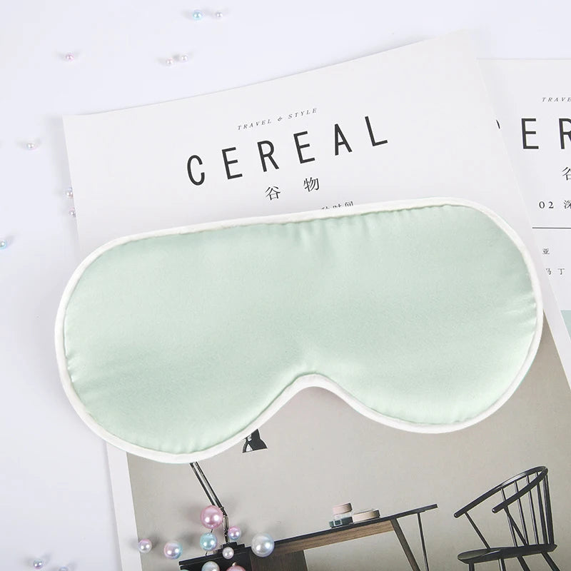 Masque de Sommeil 100% Soie Naturelle | Bandeau Oculaire Doux Voyage