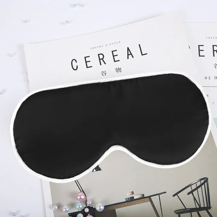 Masque de Sommeil 100% Soie Naturelle | Bandeau Oculaire Doux Voyage