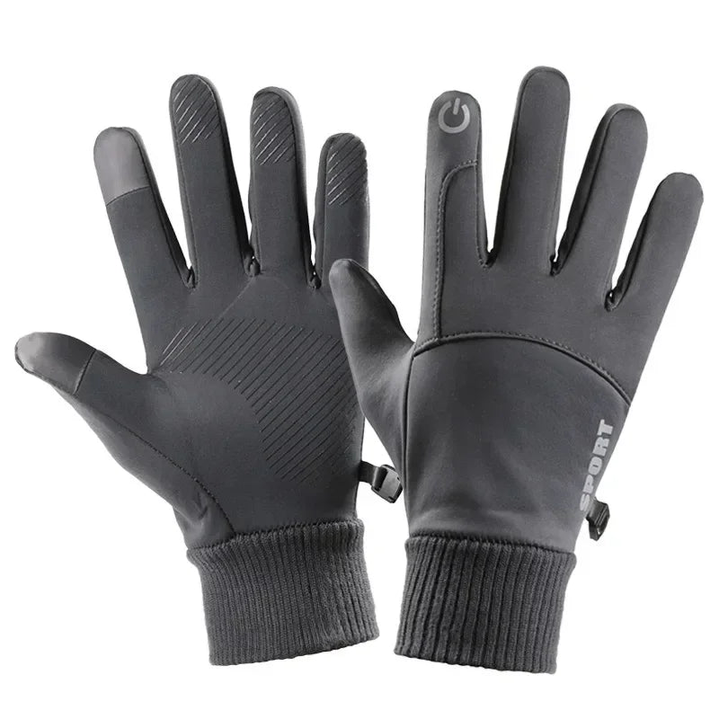 Gants Sport Tactiles Imperméables | Coupe-Vent Hiver Sport