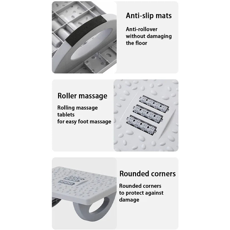 Repose-Pieds Ergonomique à Bascule avec Massage | Confort Bureau