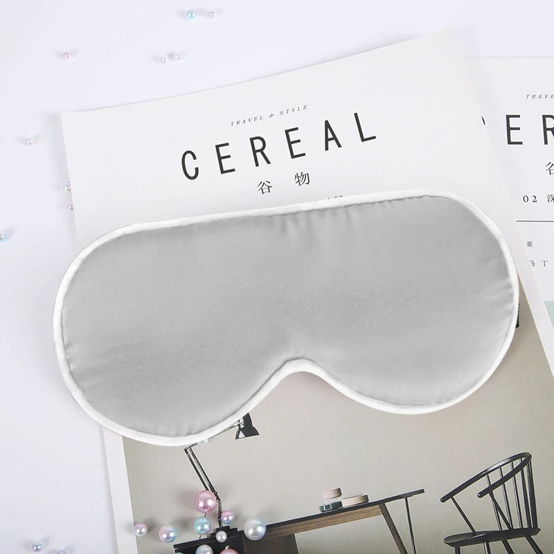 Masque de Sommeil 100% Soie Naturelle | Bandeau Oculaire Doux Voyage