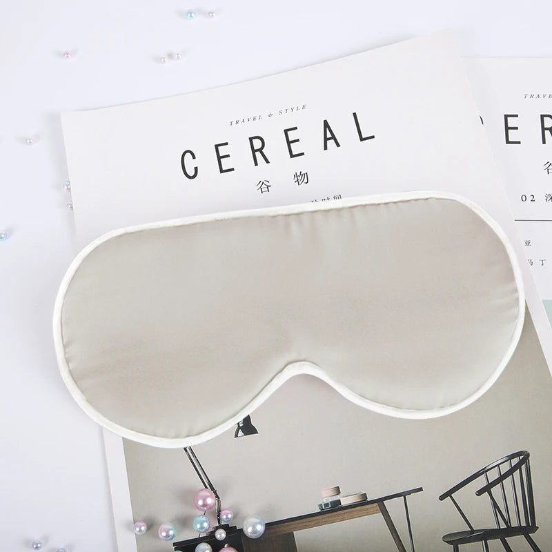 Masque de Sommeil 100% Soie Naturelle | Bandeau Oculaire Doux Voyage