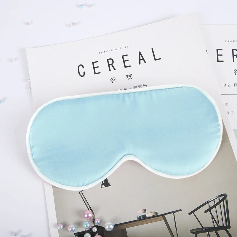 Masque de Sommeil 100% Soie Naturelle | Bandeau Oculaire Doux Voyage