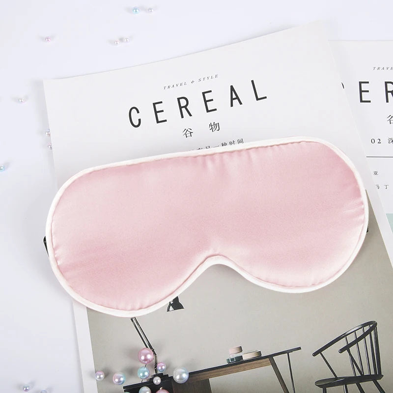 Masque de Sommeil 100% Soie Naturelle | Bandeau Oculaire Doux Voyage