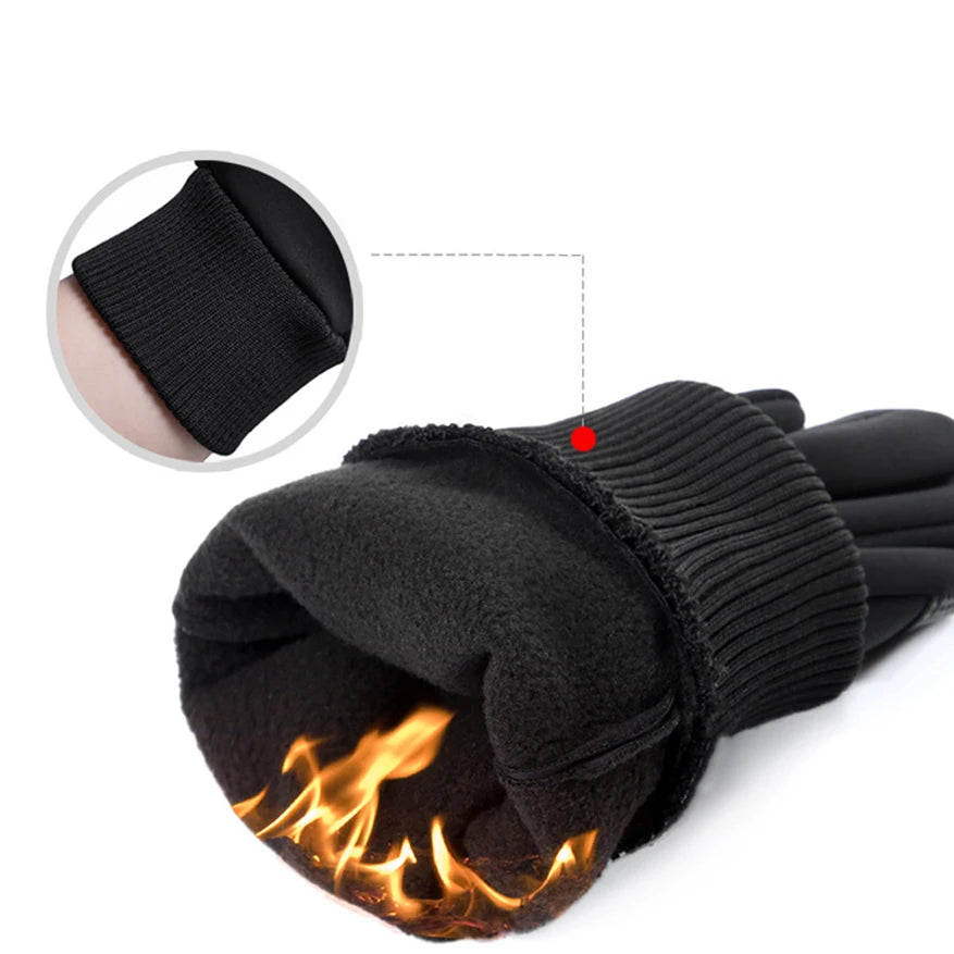 Gants Sport Tactiles Imperméables | Coupe-Vent Hiver Sport